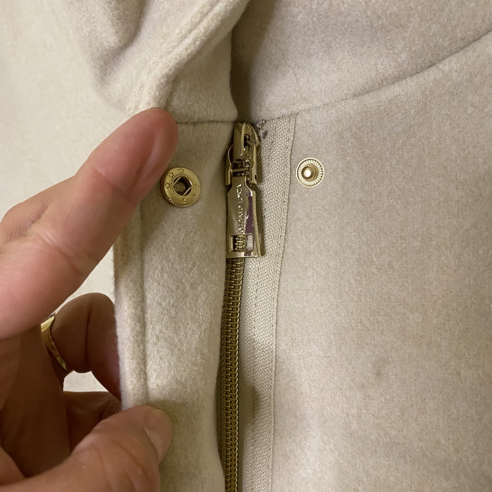 Vince Camuto Women's Faux Wool Jacket In Oatmeal - Picture 6 of 9